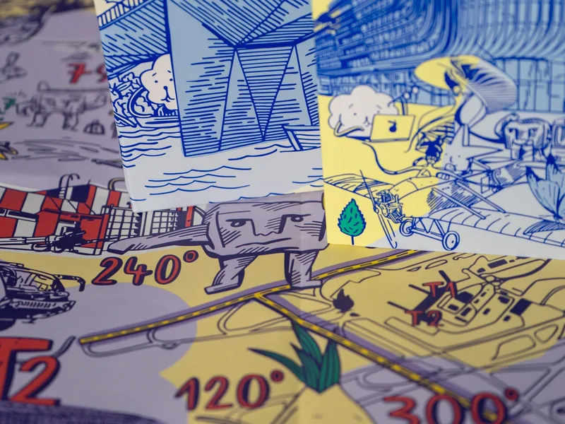 Detail mapy výpravy Vzhůru do oblak