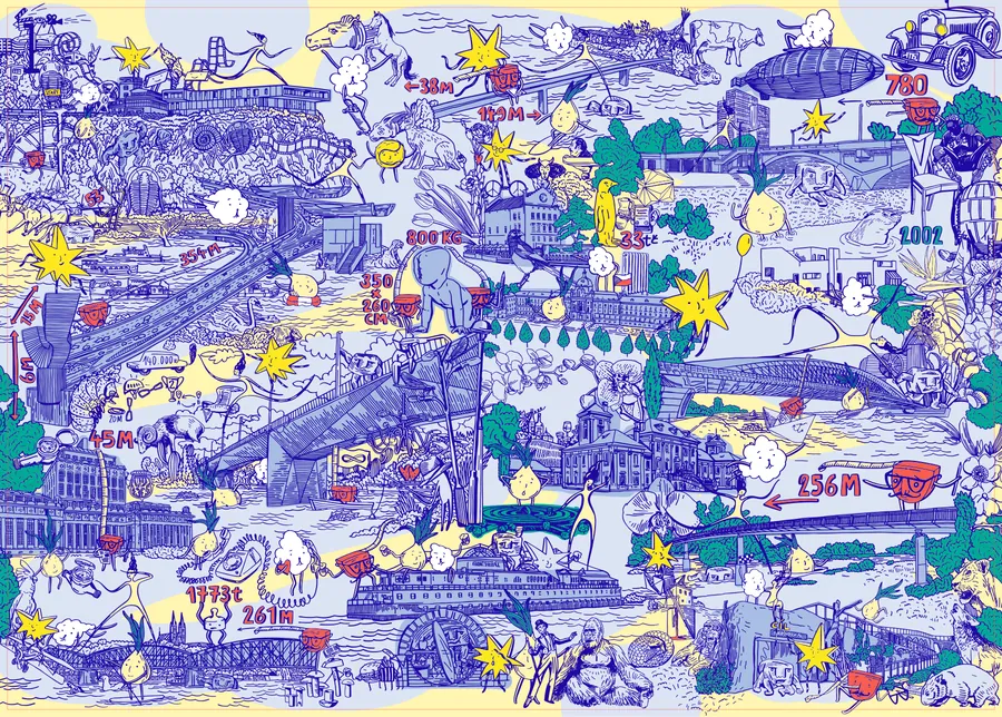 Mapa výpravy Závod Prahou